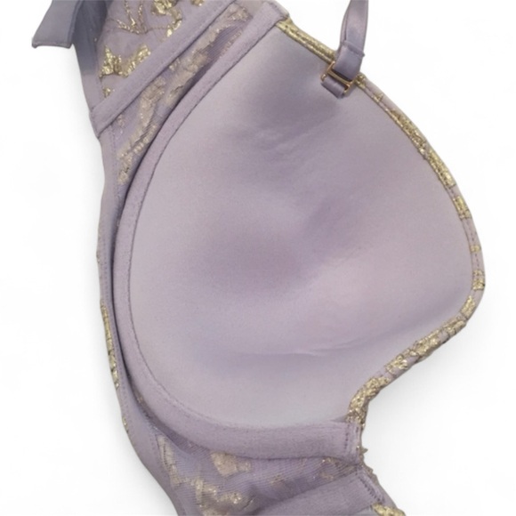 Victoria's Secret Gold and Purple Lace Bra - Picture 5 of 7